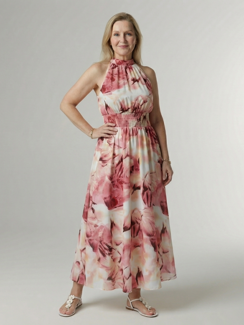 Martina | Abito midi all'americana