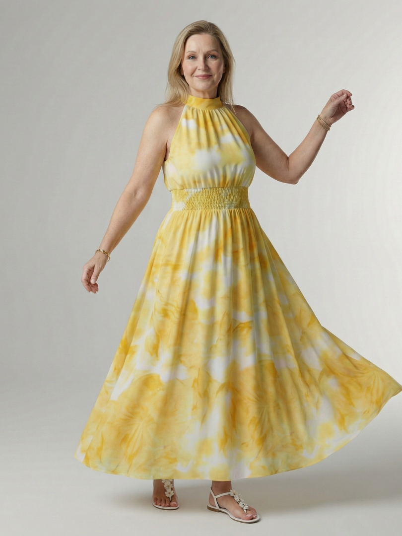Martina | Abito midi all'americana