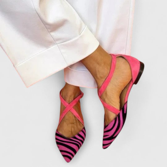 Khreysa | Ballerine eleganti con cinturino