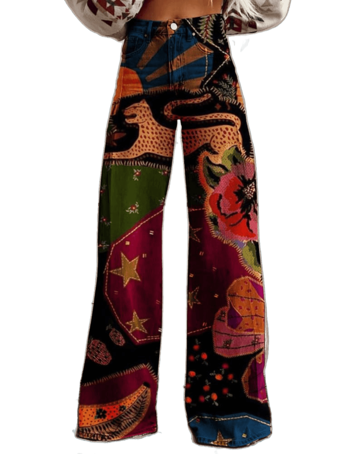 Léna - Pantaloni Boho Chic