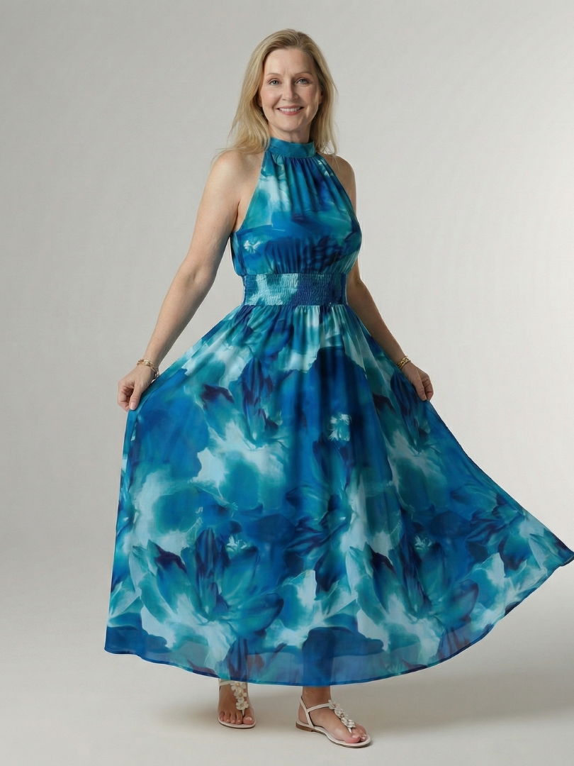 Martina | Abito midi all'americana