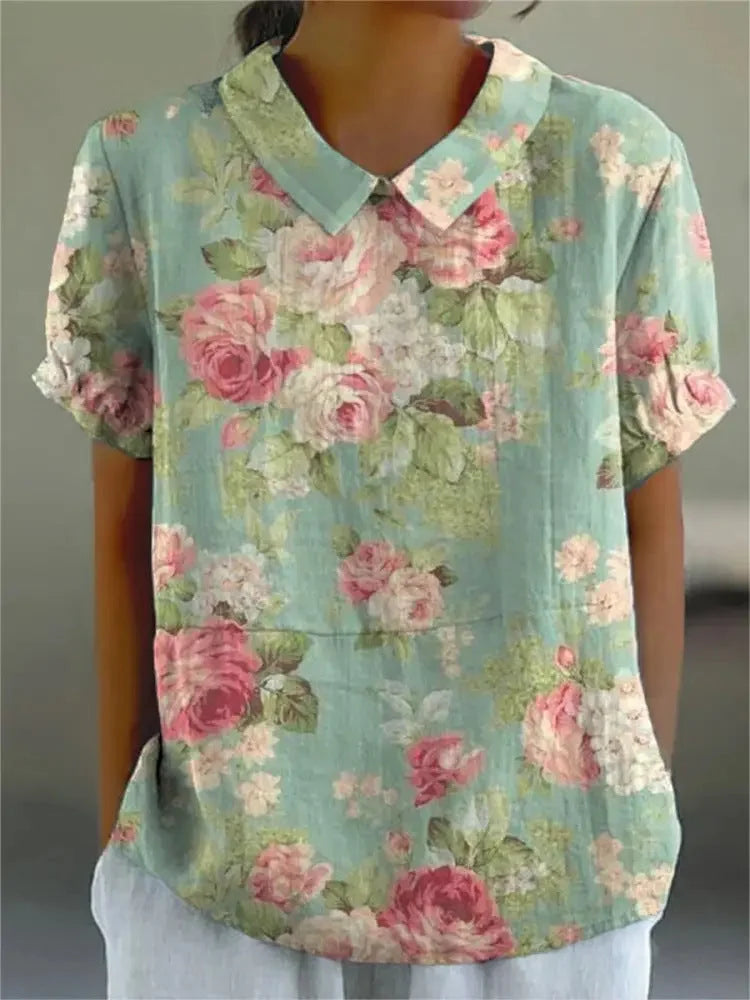 Isabella | Camicia floreale retrò