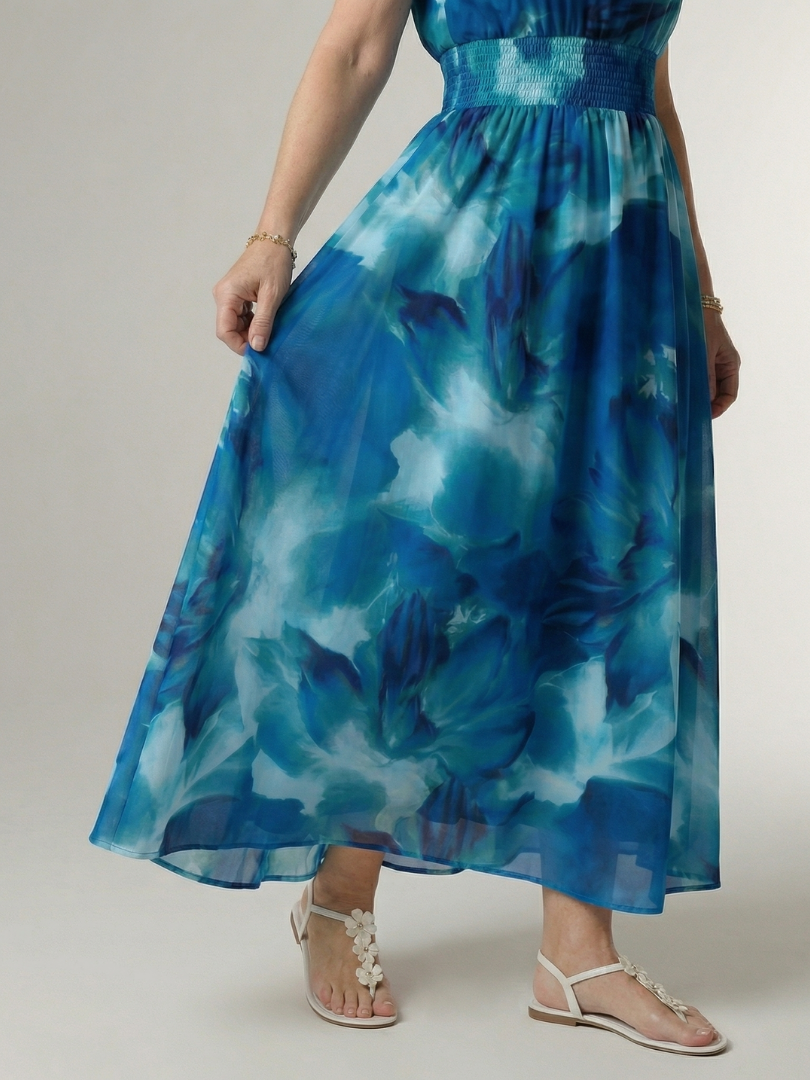 Martina | Abito midi all'americana