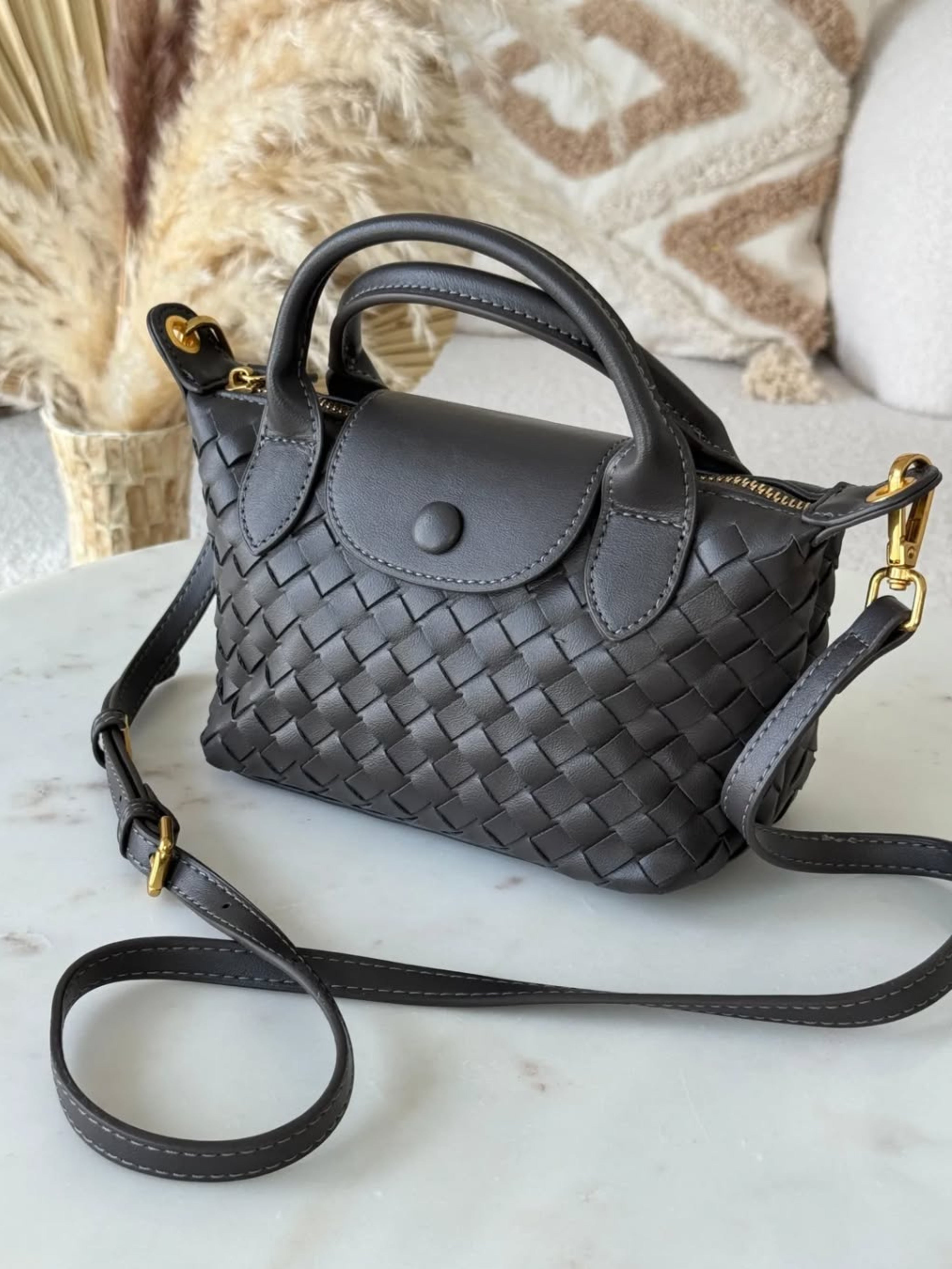 Elise | Borsa Convertibile Piccola Intrecciata