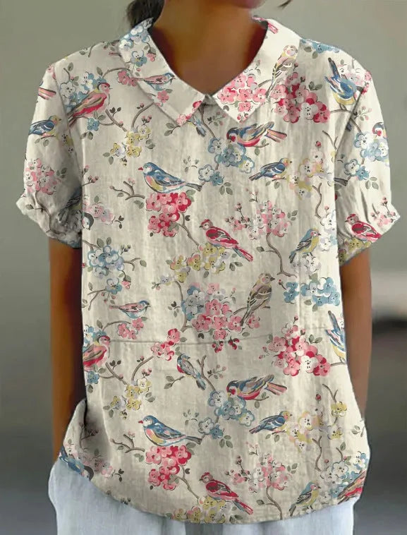 Isabella | Camicia floreale retrò
