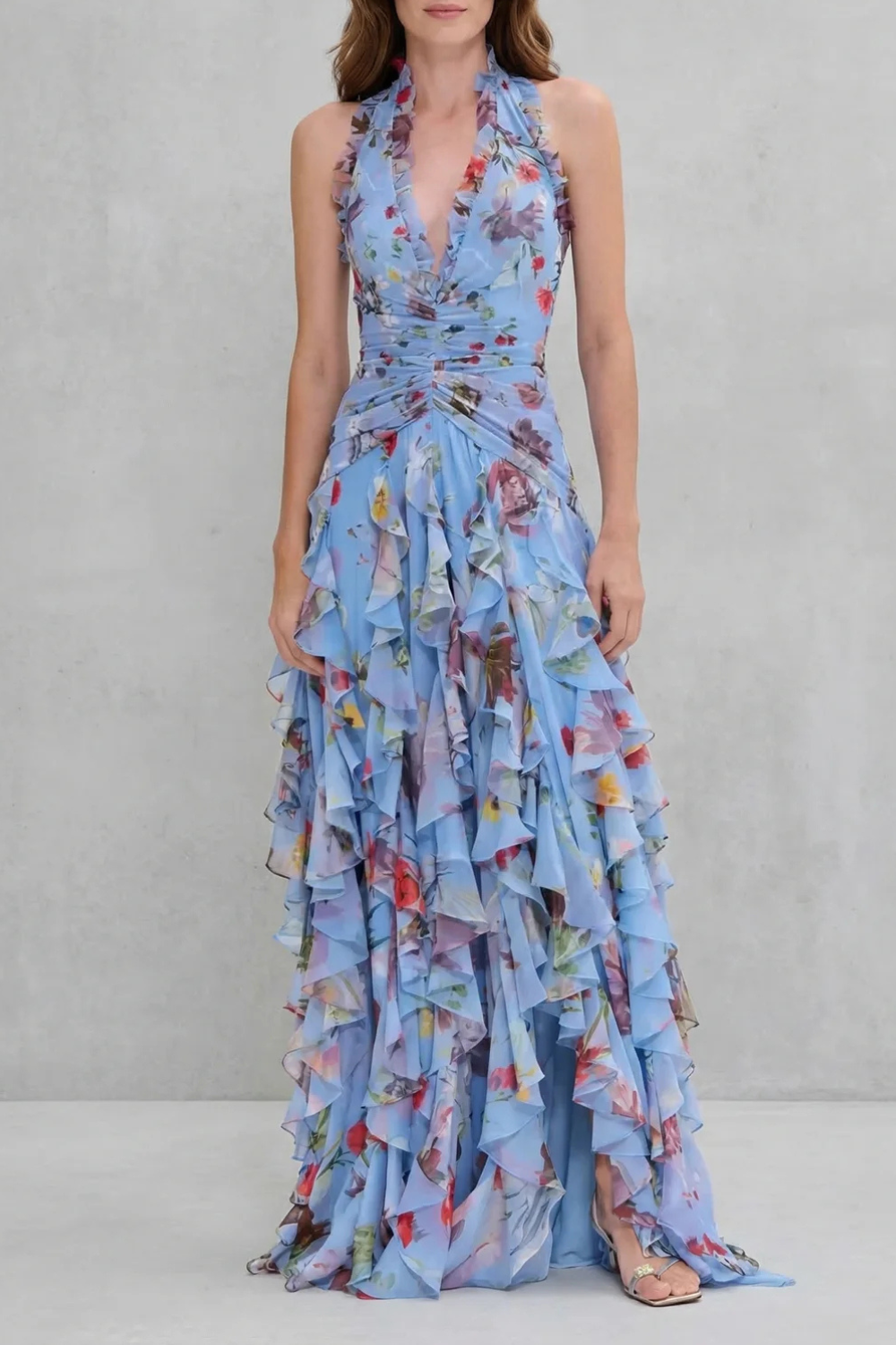 Belladina | Vestido maxi con escote halter