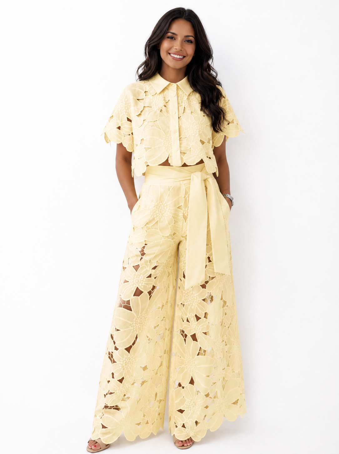 Set in pizzo Fiorella