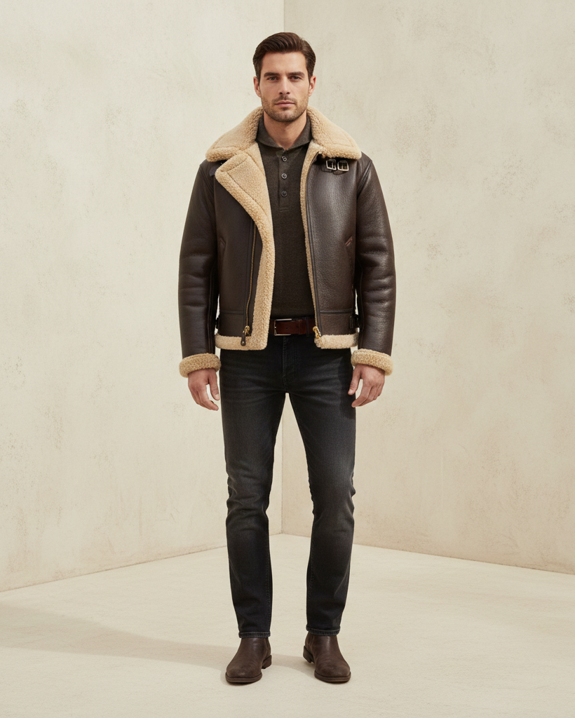 MAVERICK | Giacca in pelle trapuntata