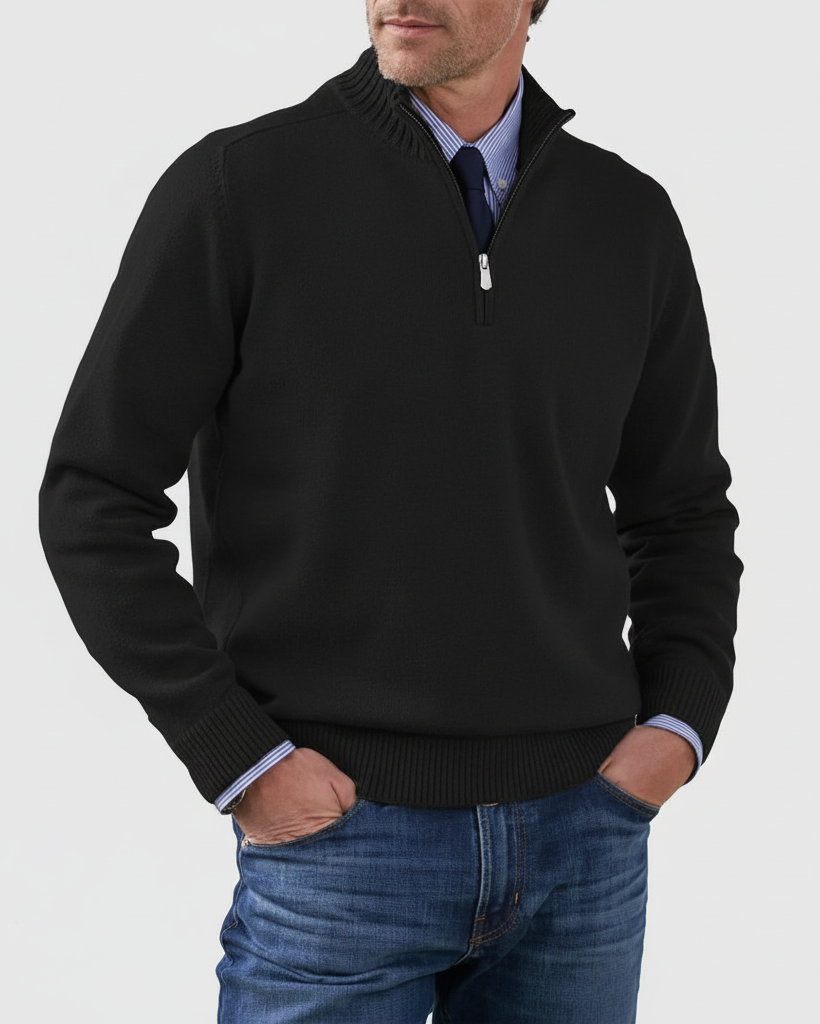 MORGAN | Maglione casual a mezza zip