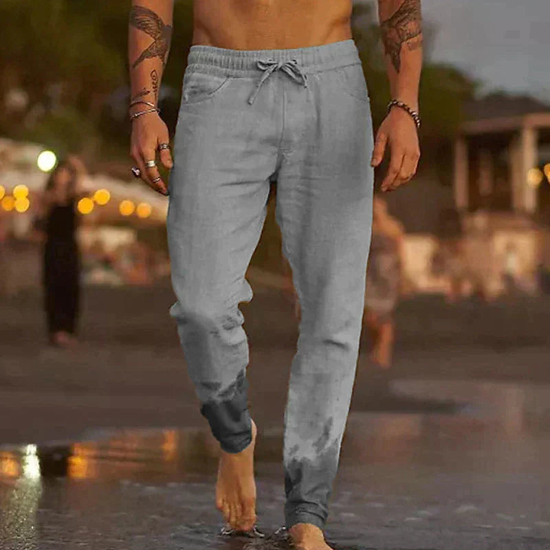 GABRIELE | Pantalone in lino