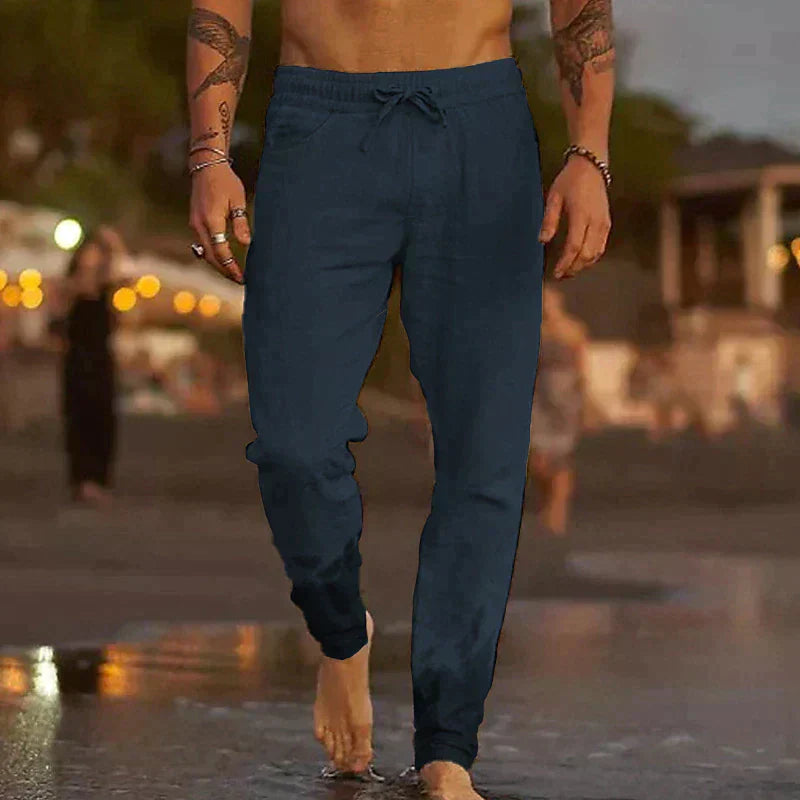 GABRIELE | Pantalone in lino