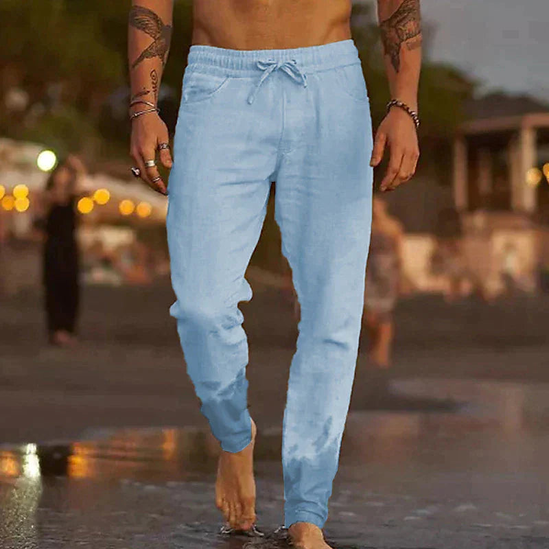 GABRIELE | Pantalone in lino