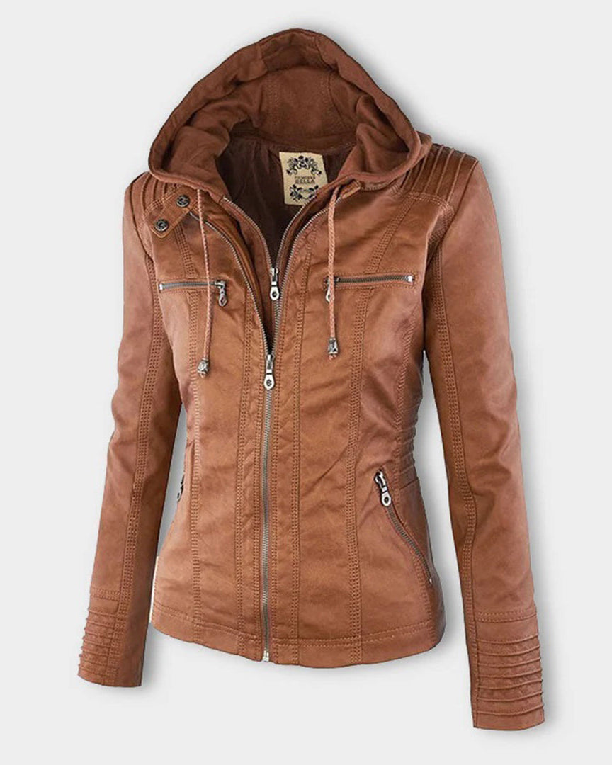 MÓNICA | Giacca in pelle autunnale