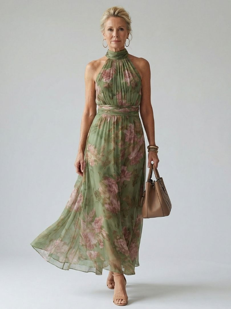 Mirella | Abito midi all'americana
