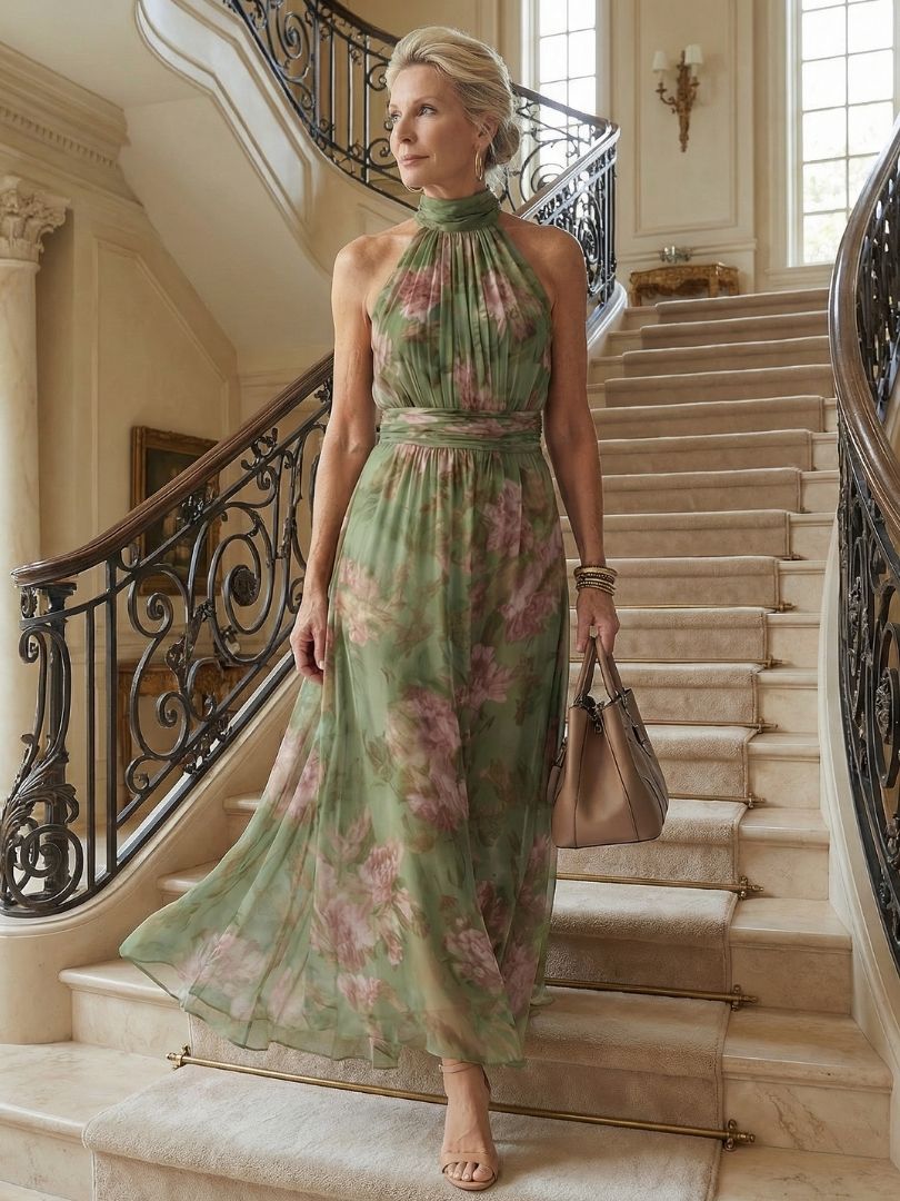 Mirella | Abito midi all'americana