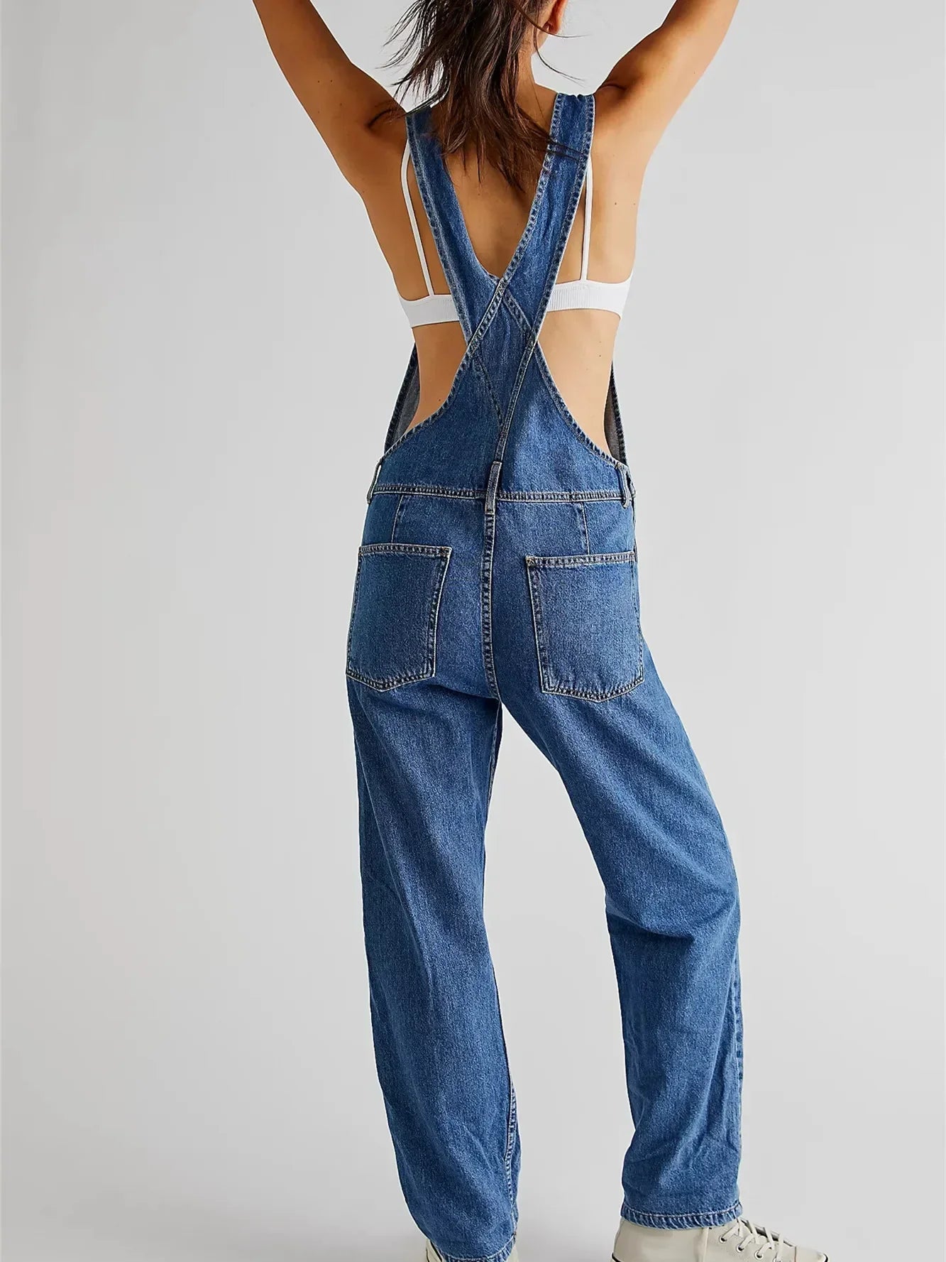 Riley | Salopette Classica in Denim