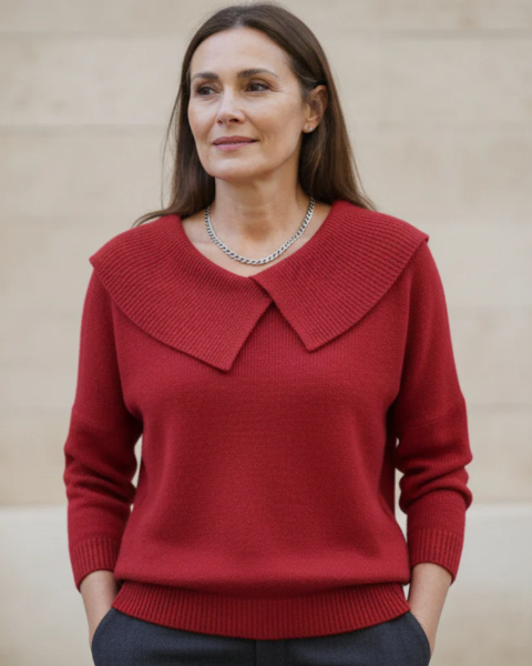 Lucia | Maglia calda con collo morbido