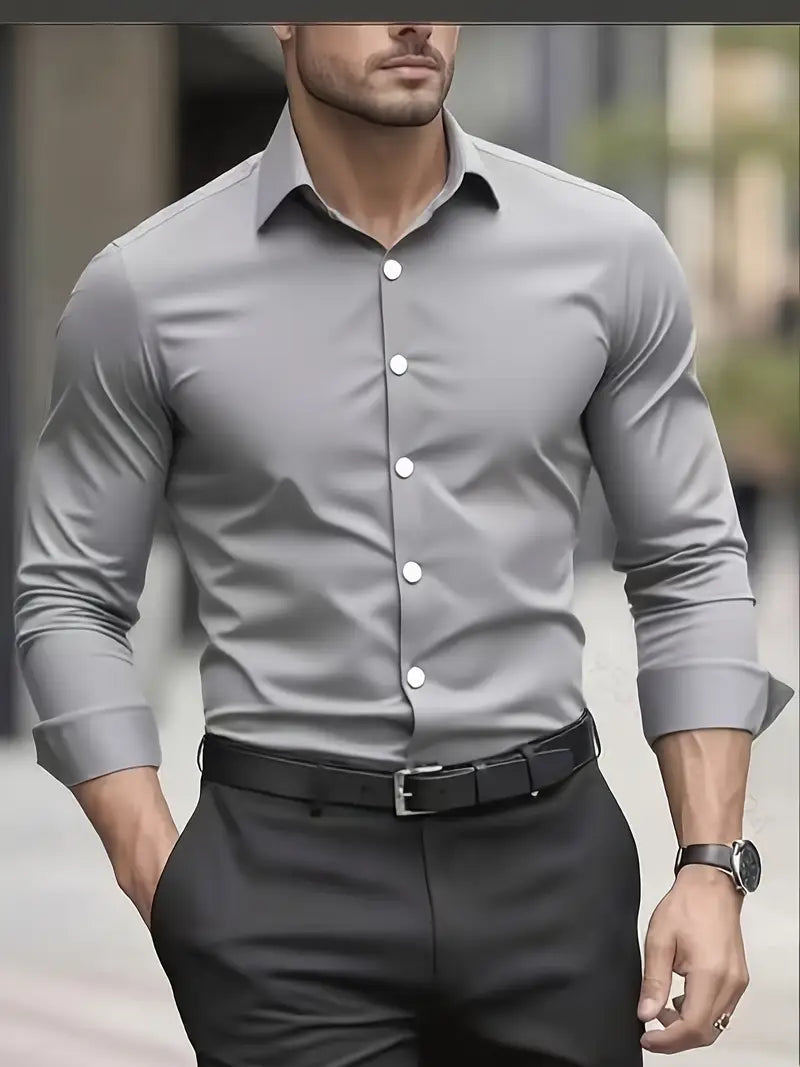 MARCEL | Camicia classica a maniche lunghe