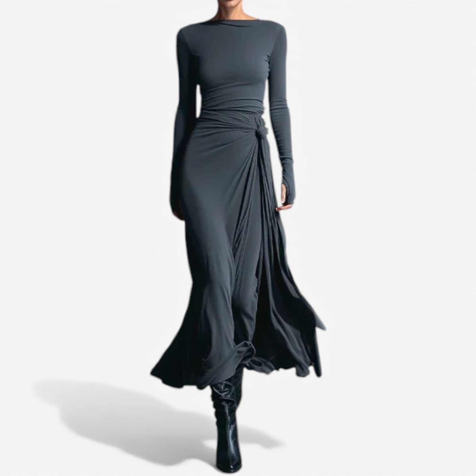 Gloria™ Abito drappeggiato elegante