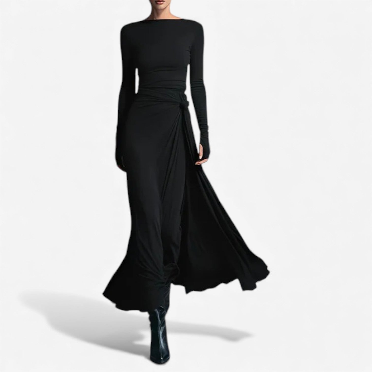 Gloria™ Abito drappeggiato elegante