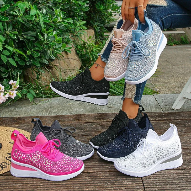 Scarpe da ginnastica comode in mesh traspirante