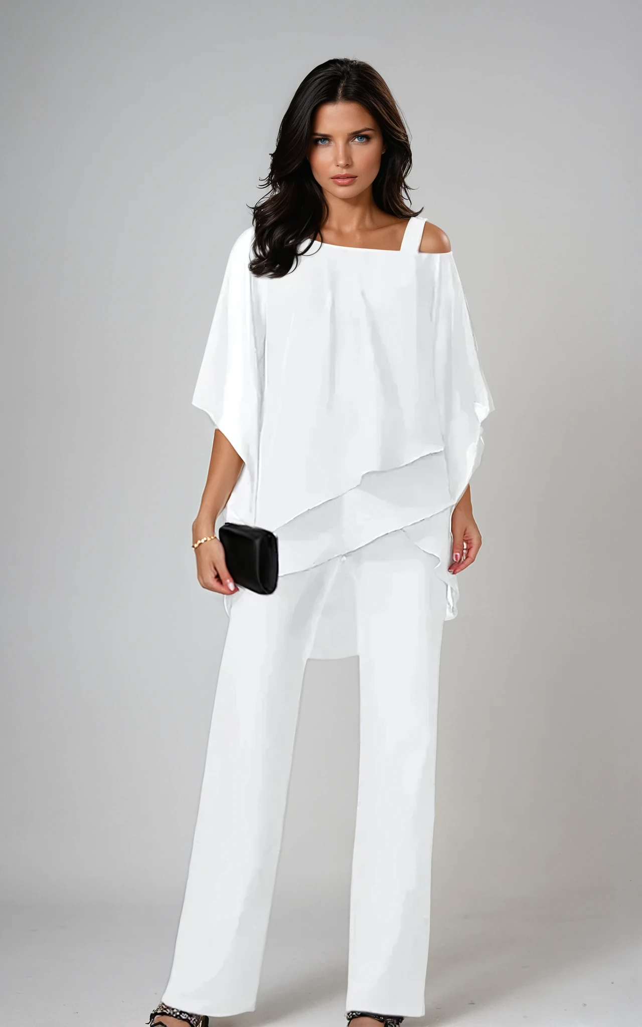Elena – Completo Due Pezzi con Design a Strati