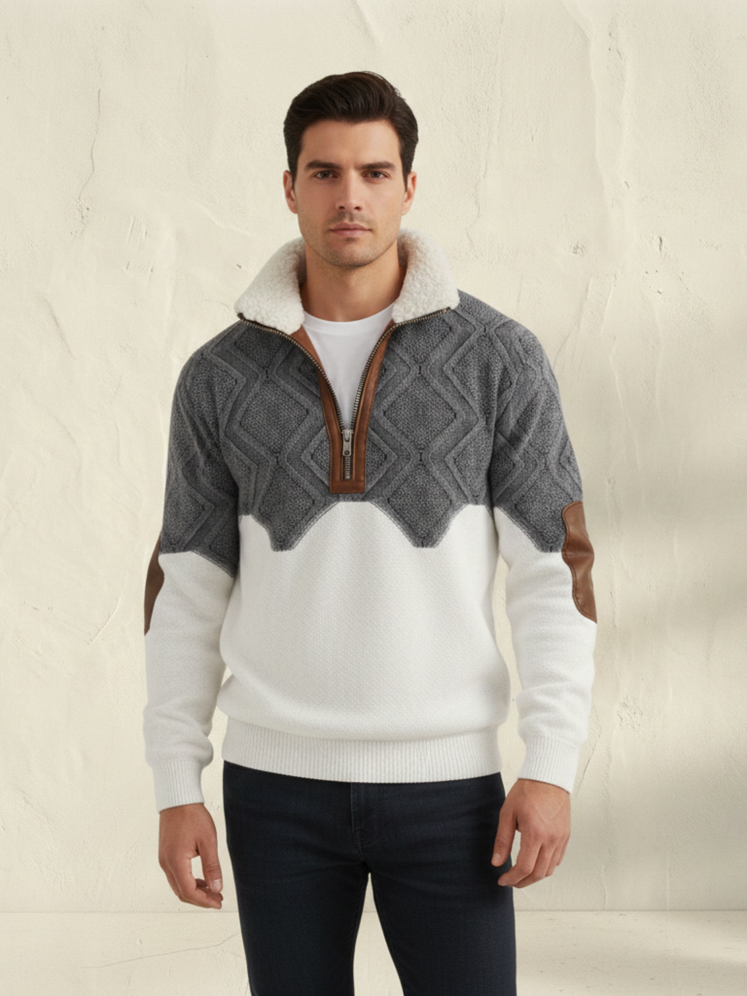 LONER | Maglia in pile con cerniera