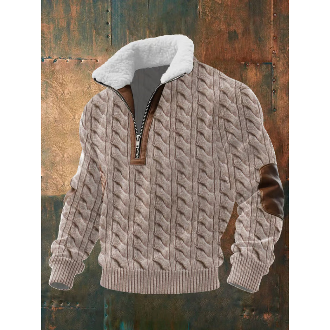 LONER | Maglia in pile con cerniera
