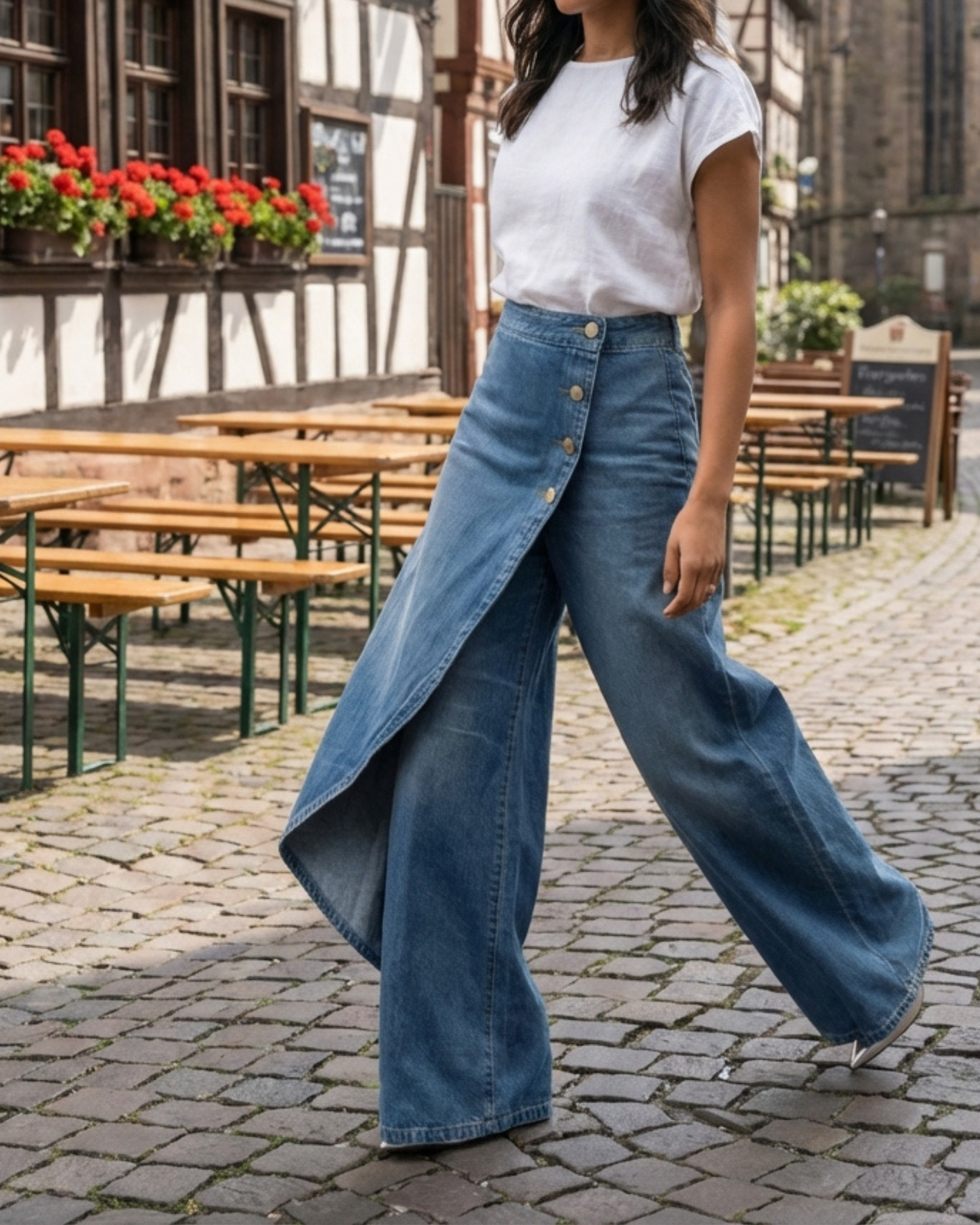 JEANS CON RISVOLTO