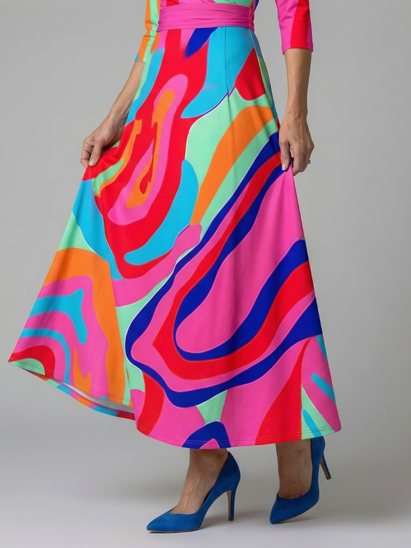 Juana | Abito midi con scollo incrociato