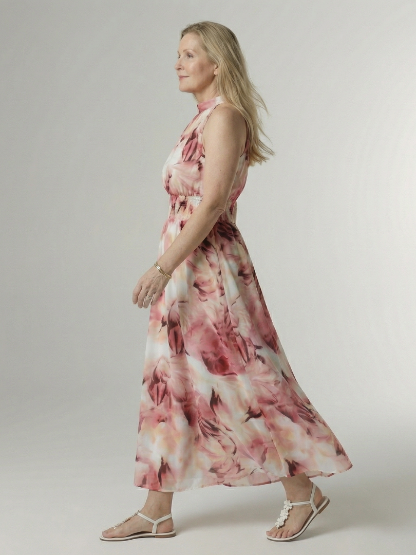 Martina | Abito midi all'americana