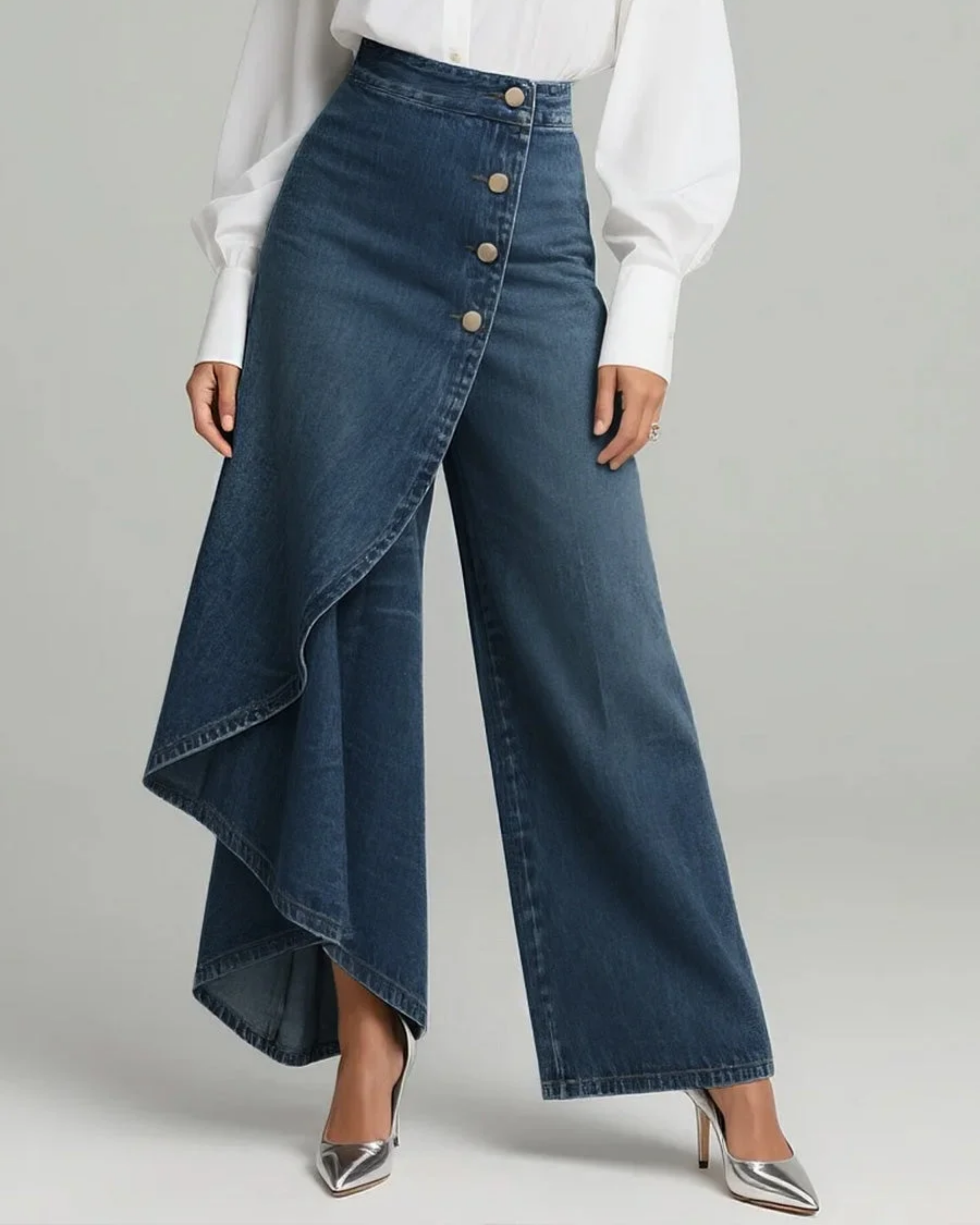 JEANS CON RISVOLTO