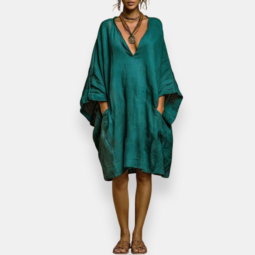 Cassienne | Abito Oversize con Scollo a V