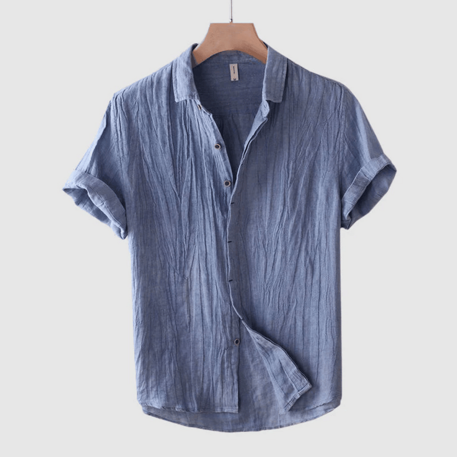 LOREN | Camicia in lino a maniche corte