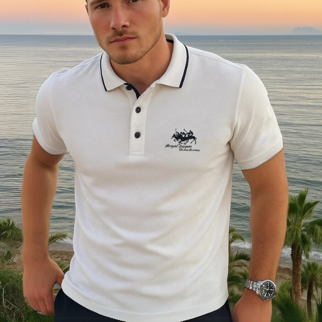 JOSEPH | Polo classico in cotone con ricamo esclusivo