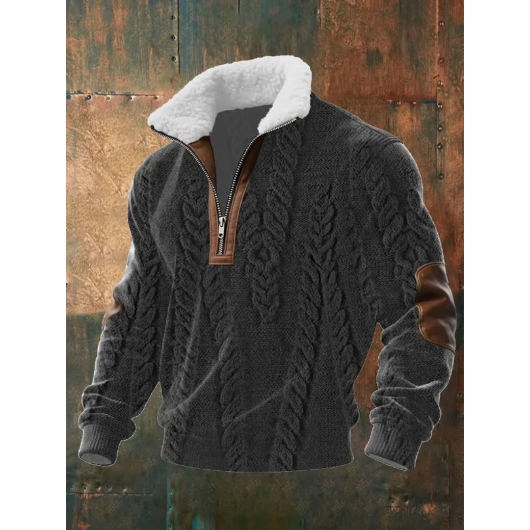 LONER | Maglia in pile con cerniera