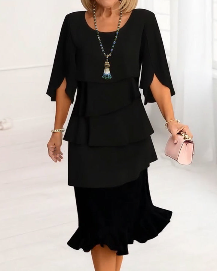 Patricia | Vestito Elegante con Volant