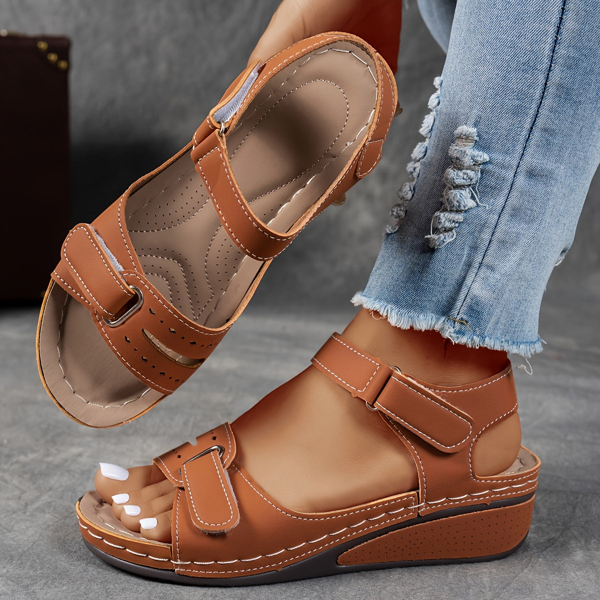 Lovas | Sandali Comfort con Suola Morbida e Cinghie Regolabili