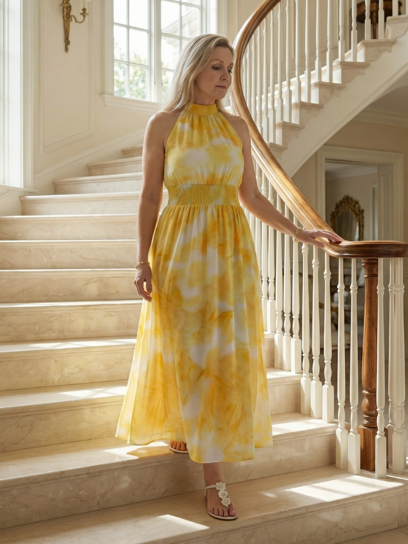 Martina | Abito midi all'americana