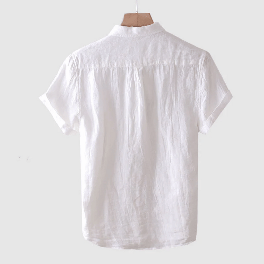 LOREN | Camicia in lino a maniche corte