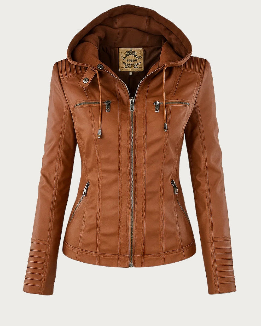 MÓNICA | Giacca in pelle autunnale