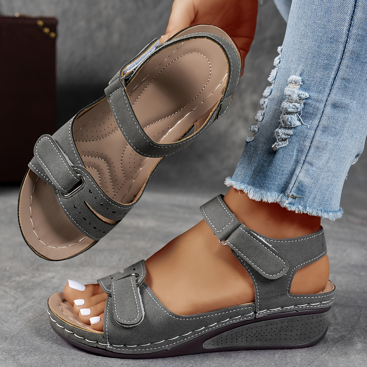 Lovas | Sandali Comfort con Suola Morbida e Cinghie Regolabili