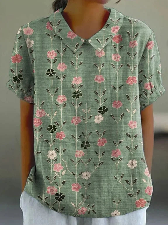 Isabella | Camicia floreale retrò