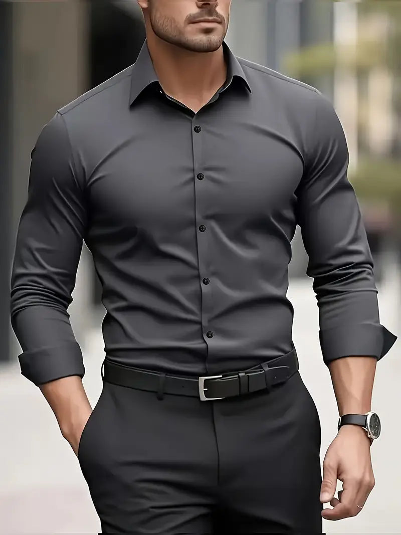 MARCEL | Camicia classica a maniche lunghe