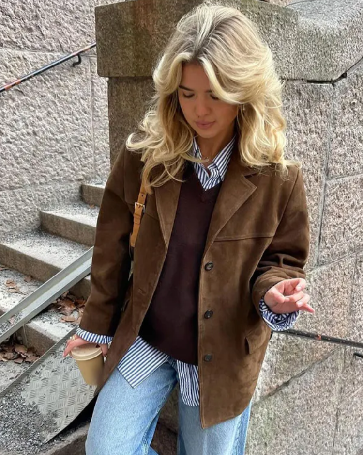MIRA | Giacca scamosciata