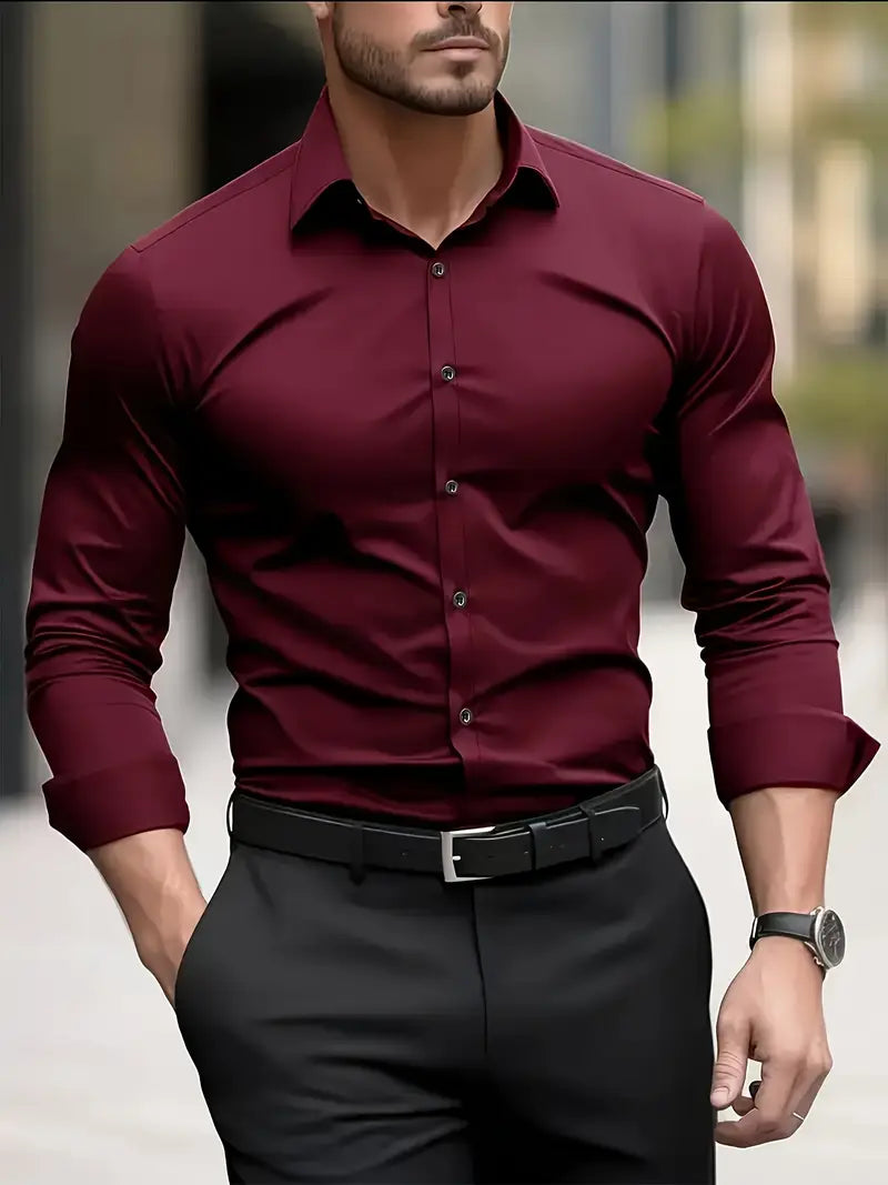 MARCEL | Camicia classica a maniche lunghe