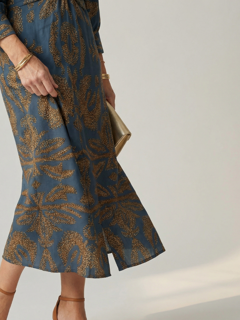 Alicia | Vestido midi cruzado