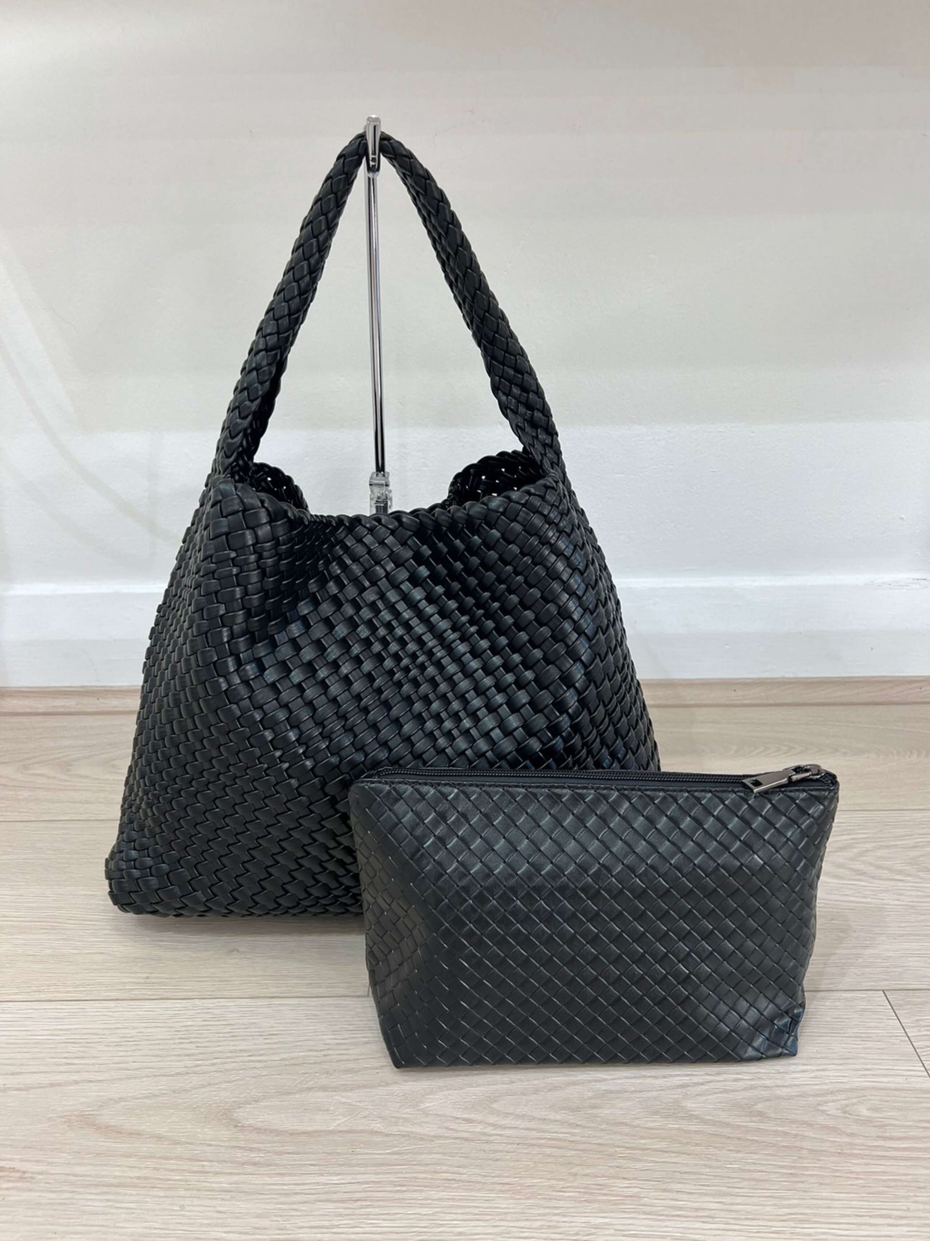 Luna | Borsa Hobo Woven Oversized Chic