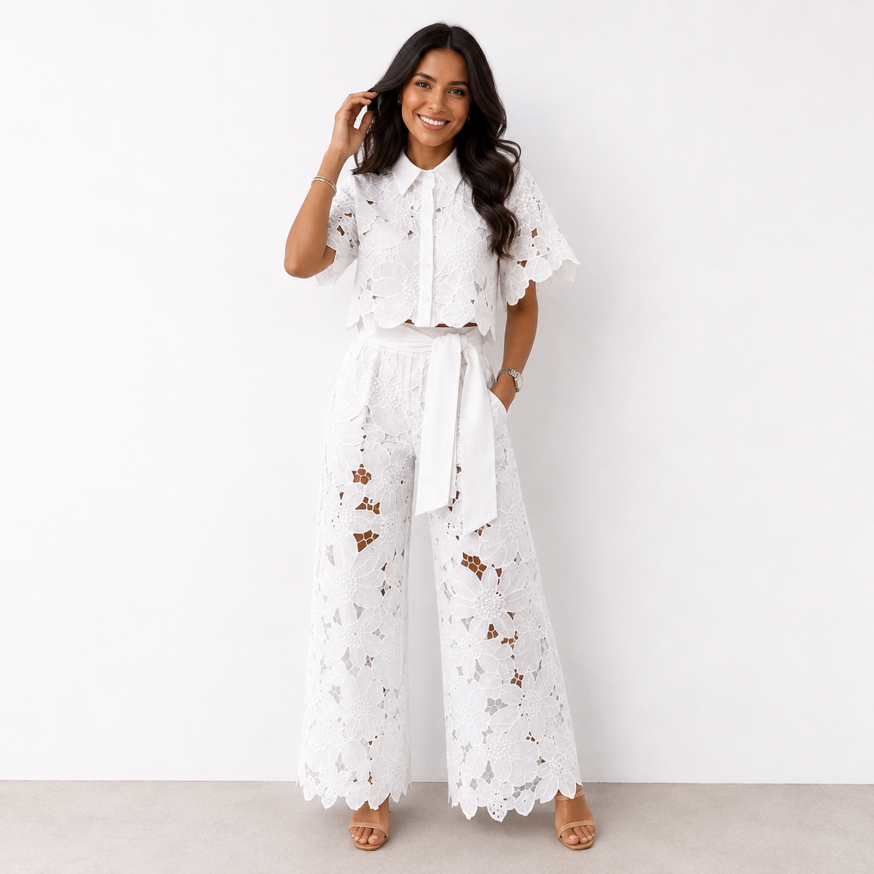 Set in pizzo Fiorella