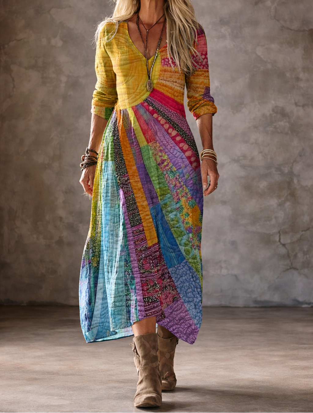 Luna | Vestito boho dal design estivo